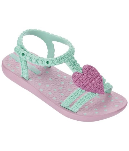 LUSH cristina pedroche pink flat finger sandals for woman 